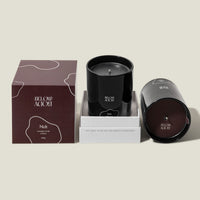 Tailor-Made Branded Candle - Black Glass 350gm (candle manufacturer)